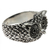 Sterling silver cocktail ring, 'Watchful Owl' - Silver Owl Ring (image 2c) thumbail