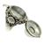 Cultured pearl locket ring, 'Rose Secret' - Pink Cultured Pearl and Silver Locket Ring (image 2b) thumbail