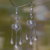 Cultured pearl chandelier earrings, 'Moonlight Waltz' - Ornate Indonesian Chandelier Earrings with Cultured Pearls thumbail