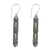 Sterling silver dangle earrings, 'Borneo Scepter' - Traditional Indonesian Silver Earrings thumbail