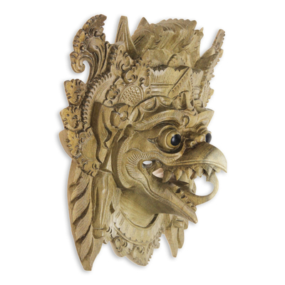 Wood mask, 'Garuda the Eagle' - Balinese Eagle Mask