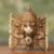 Wood mask, 'Ganesha, Bestower of Happiness' - Balinese Ganesha Mask