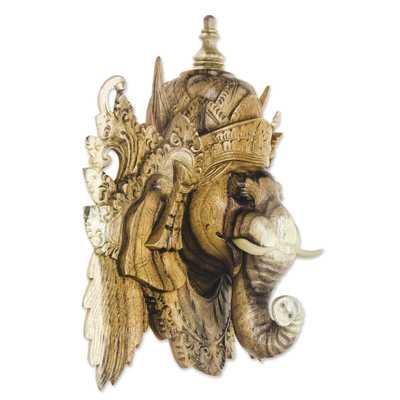 Holzmaske - balinesische Ganesha-Maske