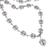 Sterling silver link necklace, 'Fleur de Lis' - Balinese Silver Link Necklace for Women