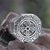 Silver signet ring, 'Lost Temple' - Sterling Silver Signet Ring for Women (image 2b) thumbail