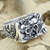 Men's sterling silver ring, 'Ancient Dragon' - Men's Sterling Silver Dragon Ring thumbail