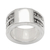 Men's sterling silver band ring, 'Excellence' - Men's Sterling Silver  Band Ring (image 2a) thumbail
