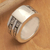 Men's sterling silver band ring, 'Excellence' - Men's Sterling Silver  Band Ring (image 2b) thumbail