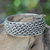 Sterling silver band ring, 'Amlapura Weave' - Women's Woven Silver Band Ring thumbail