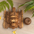 Wood mask, 'Monkey King Subali' - Balinese Mythic Monkey Mask (image 2j) thumbail