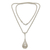 Pearl pendant necklace, 'Nature's Tear' - Cultured Pearl Pendant Necklace (image 2a) thumbail
