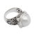 Cultured pearl cocktail ring, 'Graceful Moon' - Cultured Mabe Pearl Cocktail Ring