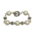 Cultured mabe pearl link bracelet, 'Moonlit Poem' - Cultured Mabe Pearl Link Bracelet