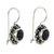Amethyst drop earrings, 'Singaraja Sunflower Purple' - Amethyst Sunflower Drop Earrings from Bali (image 2b) thumbail