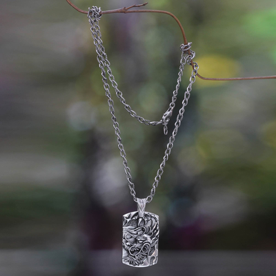 Creative jewelry Cabochon Glass silver Necklace pendants：Elephant listen music 