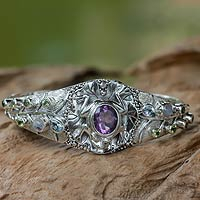 Featured review for Gemstone cuff bracelet, Frog Song