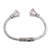 Sterling silver cuff bracelet, 'Heaven's Gate' - Balinese Sterling Silver Cuff Bracelet