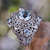Blue topaz cocktail ring, 'Mahameru Blue' - Blue Topaz and Sterling Silver Cocktail Ring (image 2b) thumbail