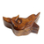Wood puzzle box, 'Lovina Dolphin' - Handcrafted Wood Dolphin Puzzle Box from Bali thumbail