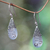 Chalcedony and blue topaz dangle earrings, 'Kintamani Highlands' - Aqua Chalcedony and Blue Topaz Sterling Silver Earrings