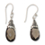 Smoky quartz dangle earrings, 'Glamorous' - Fair Trade Smoky Quartz and Sterling Silver Dangle Earrings
