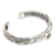 Peridot cuff bracelet, 'Baby Viper' - Snake Motif Cuff Bracelet with Peridot (image 2b) thumbail