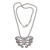 Blue topaz and amethyst necklace, 'Kupu Kupu Barong' - Butterfly Pendant Necklace with Blue Topaz and Amethyst thumbail
