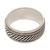 Sterling silver meditation spinner ring, 'Speed' - Handcrafted Sterling Silver Meditation Spinner Ring thumbail