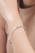 Rainbow moonstone bangle bracelet, 'Harmony of Three' (large) - Silver 925 Bangle Bracelet with Rainbow Moonstone (large)