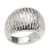 Sterling silver domed ring, 'Sand and Water' - Fair Trade Handmade Sterling Silver Domed Ring (image 2a) thumbail