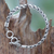 Men's sterling silver bracelet, 'Dauntless' - Handcrafted Men's Sterling Silver Chain Bracelet (image 2) thumbail