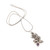 Men's amethyst necklace, 'Dragon's Ball' - Men's Fair Trade Sterling Silver and Amethyst Necklace