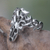 Men's sterling silver ring, 'Tongues of Fire' - Modern Abstract Sterling Silver Men's Ring Handmade in Bali (image 2b) thumbail