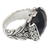 Onyx cocktail ring, 'Altar' - Women's Fair Trade Black Onyx and Sterling Silver Ring thumbail