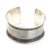 Sterling silver cuff bracelet, 'Sukawati Lace' - Women's Sterling Silver Wide Cuff Bracelet from Bali thumbail