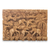 Wood relief panel, 'Jungle Frolic' - Fair Trade Handcrafted Elephant Wall Relief Panel thumbail