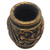 Mahogany decorative vase, 'Fierce Anantaboga' - Antiqued Artisan Crafted Mahogany Wood Dragon Vase (image 2c) thumbail