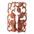 Wood mask, 'Three Good Relationships' - Handcrafted Wood Decor Wall Mask from Bali thumbail