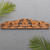 Wood coat rack, 'Frangipani Blossoms' - Fair Trade Wood Coat Rack with Hand Carved Flowers