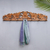 Wood coat rack, 'Frangipani Blossoms' - Fair Trade Wood Coat Rack with Hand Carved Flowers (image 2j) thumbail