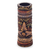 Decorative wood vase, 'Baru Klinting Dragon' - Fair Trade Handmade Wood Dragon-Themed Vase thumbail