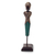 Wood sculpture on stand, 'Dadong' - Antiqued Wood Grandmother Figurine Sculpture on Stand (image 2a) thumbail