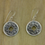 Sterling silver dangle earrings, 'Magical Coins' - Chinese Coin Motif Sterling Silver Dangle Earrings (image 2) thumbail