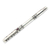Sterling silver and garnet ballpoint pen, 'Pillar of Tradition' - Ornate Silver Ballpoint Pen with Garnet Accent from Bali (image 2a) thumbail