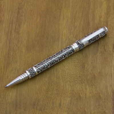 Sterling silver ballpoint pen, Alas Kedaton