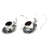 Garnet dangle earrings, 'Scarlet Ladybug' - Fair Trade Sterling Silver and Garnet Dangle Earrings (image 2h) thumbail
