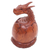 Wood sculpture, 'Hatchling Dragon' - Hand Carved Suar Wood Balinese Dragon Sculpture thumbail