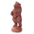 Wood statuette, 'Inquisitive Brown Bear' - Hand Carved Wood Statuette of Standing Brown Bear (image 2c) thumbail