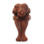 Wood statuette, 'Abstract Yoga' - Hand Made Wood Sculpture (image p23153) thumbail