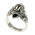 Men's sterling silver ring, 'Eagle of Courage' - Fair Trade Men's Eagle Ring Crafted in Sterling Silver (image 2a) thumbail